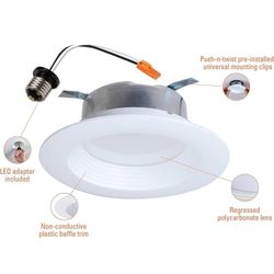 HALO LTE 4″ Dimmable LED Recessed Trim