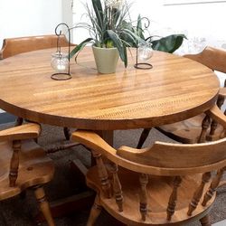 Kitchen Table Set With 4 Chairs