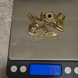 18k Real Gold Bracelet 