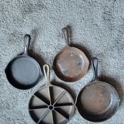 Cast Iron Skillet Pans Set $95.00
