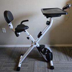 Soozier Foldable Upright Training Exercise Bike