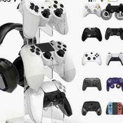 Universal 3-layer Controller Stand & Headphone Stand Game Accessories For PS5 PS4 Storage Stand, Controller Holder Headset Stand Game Accessory