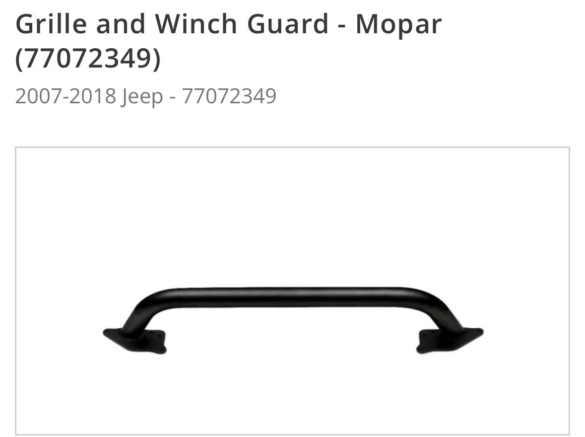 Mopar Grill & Winch Guard