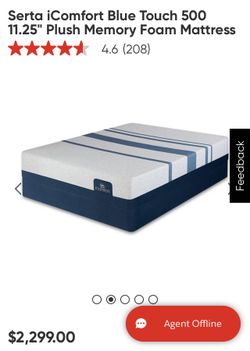 Serta icomfort blue cheap 500 queen mattress
