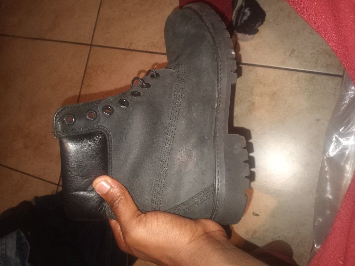 Black Timberland Boots