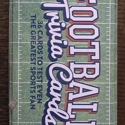 FOOTBALL TRIVIA CARDS $10