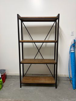 Walnut book shelf