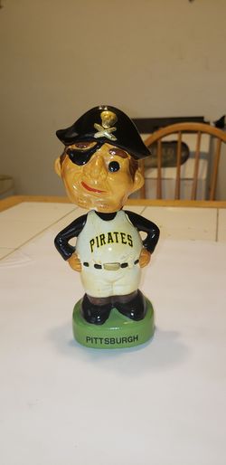 MLB PITTSBURGH PIRATES MASCOT VINTAGE 80s BOBBLEHEAD