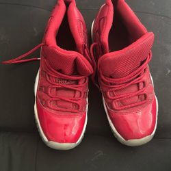 Red Jordan 11s