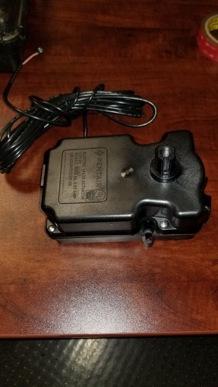 Pentair 180 degree, 3 port actuator for pool or spa
