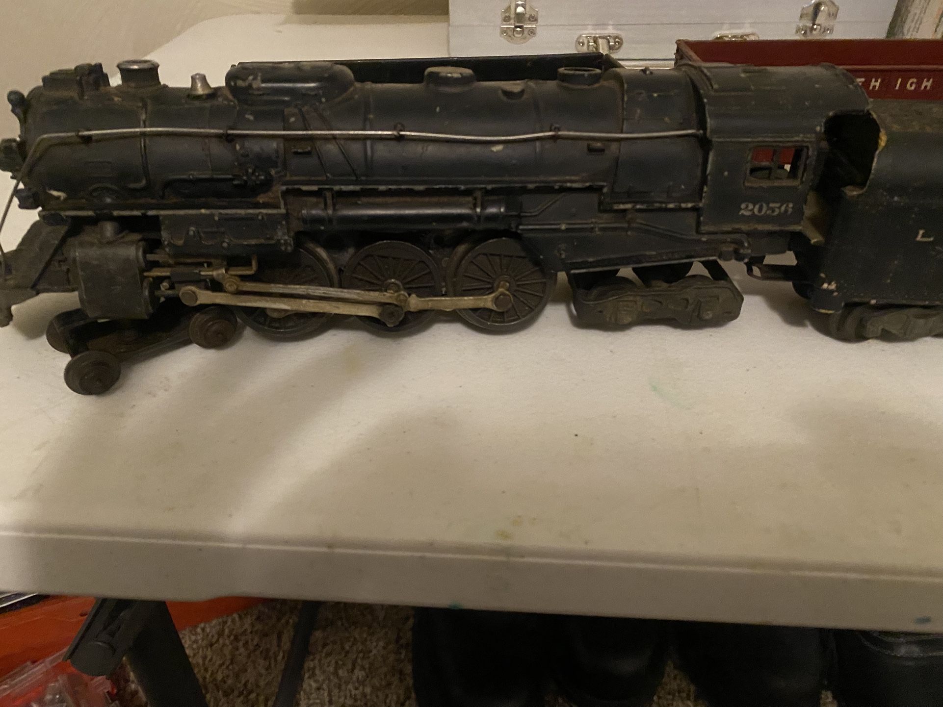 Vintage Lionel 2056 O-gauge steam locomotive