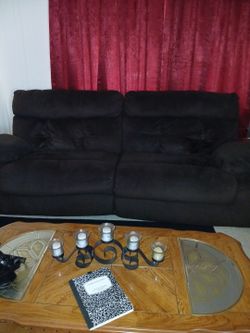 A set of couches together
