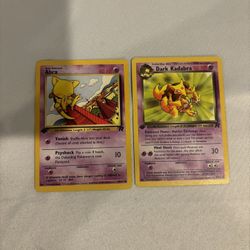 5x Vintage 1st Edition Pokemon Cards - Team Rocket WOTC Era