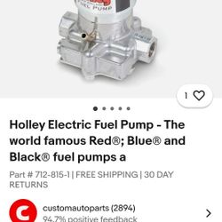 Holley Fuel Pump
