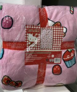 Hello Kitty Candy Land Twin Blanket 