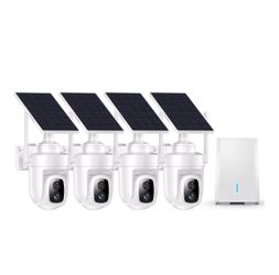 4K/8MP Solar Cameras 4 pack