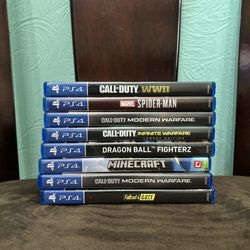 PS4 Disc Games (Check Description)