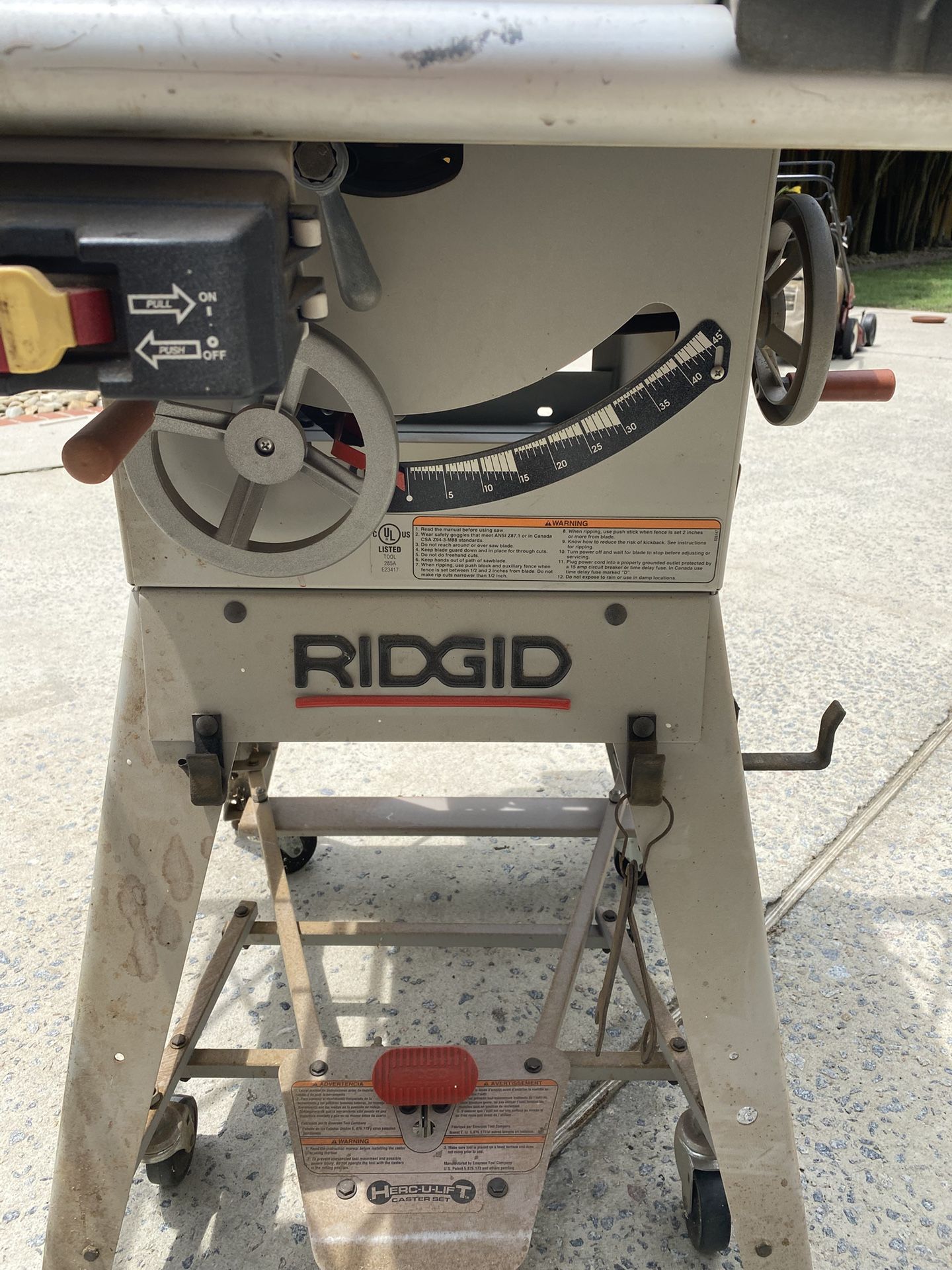 Rigid Table Saw