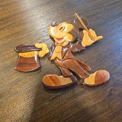 Disney Mickey Mouse Wood Carving