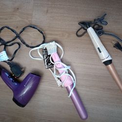 Hair Dryer, Curling Irons 