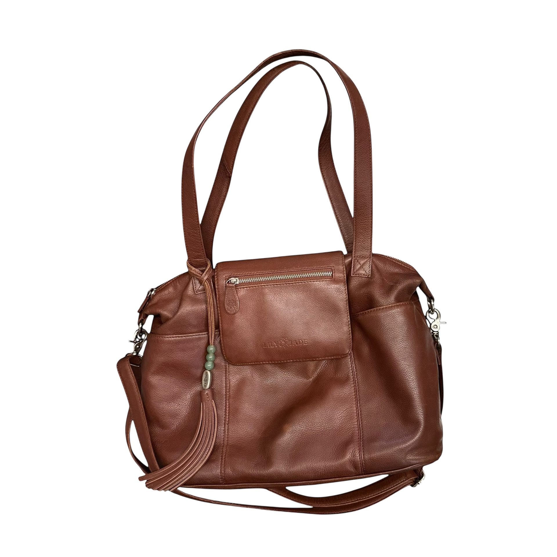 Lily Jade Leather Diaper Bag