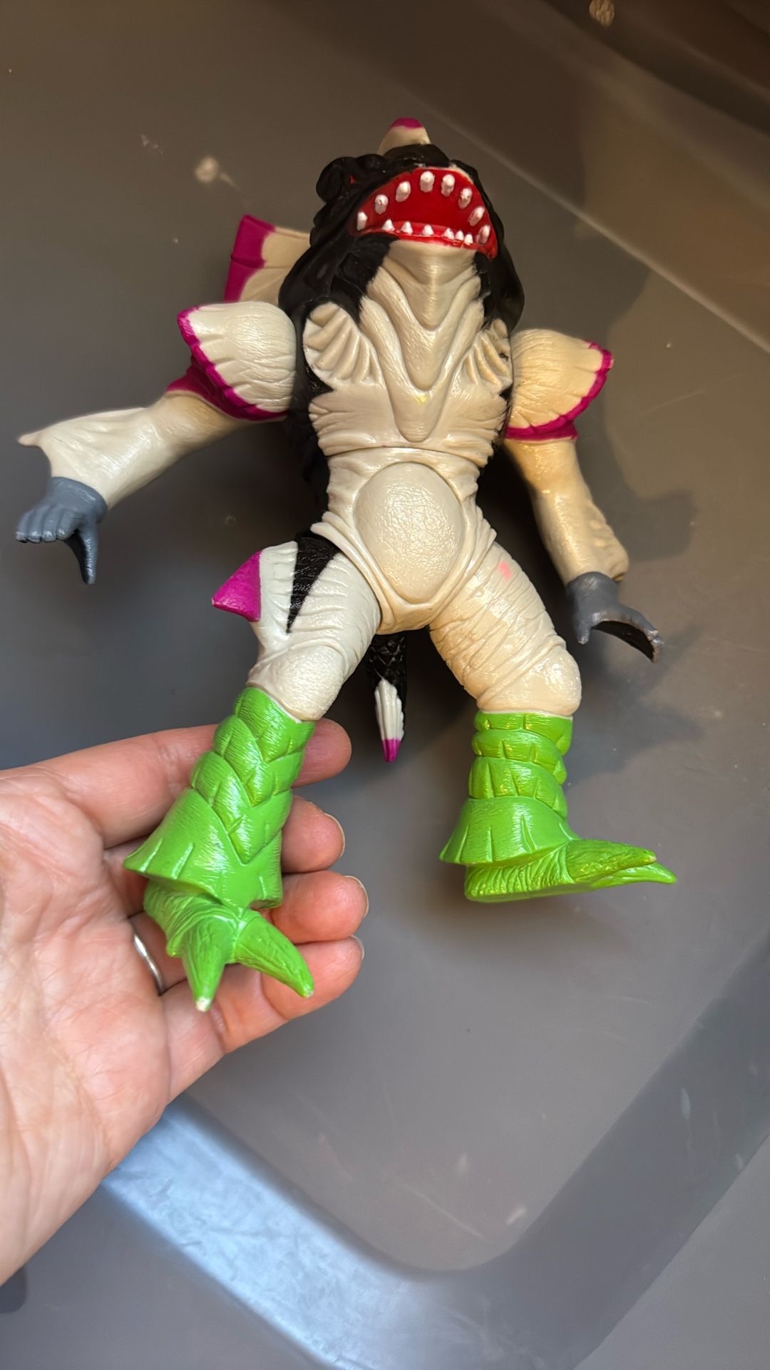 Vintage 1993 Mighty Morphin Power Rangers Bandai Pirantis Head Evil Space Alien