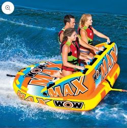 WOW SPORTS 3 Person Inflatable Towable Raft