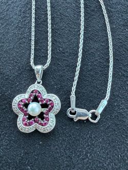 14k white gold necklace