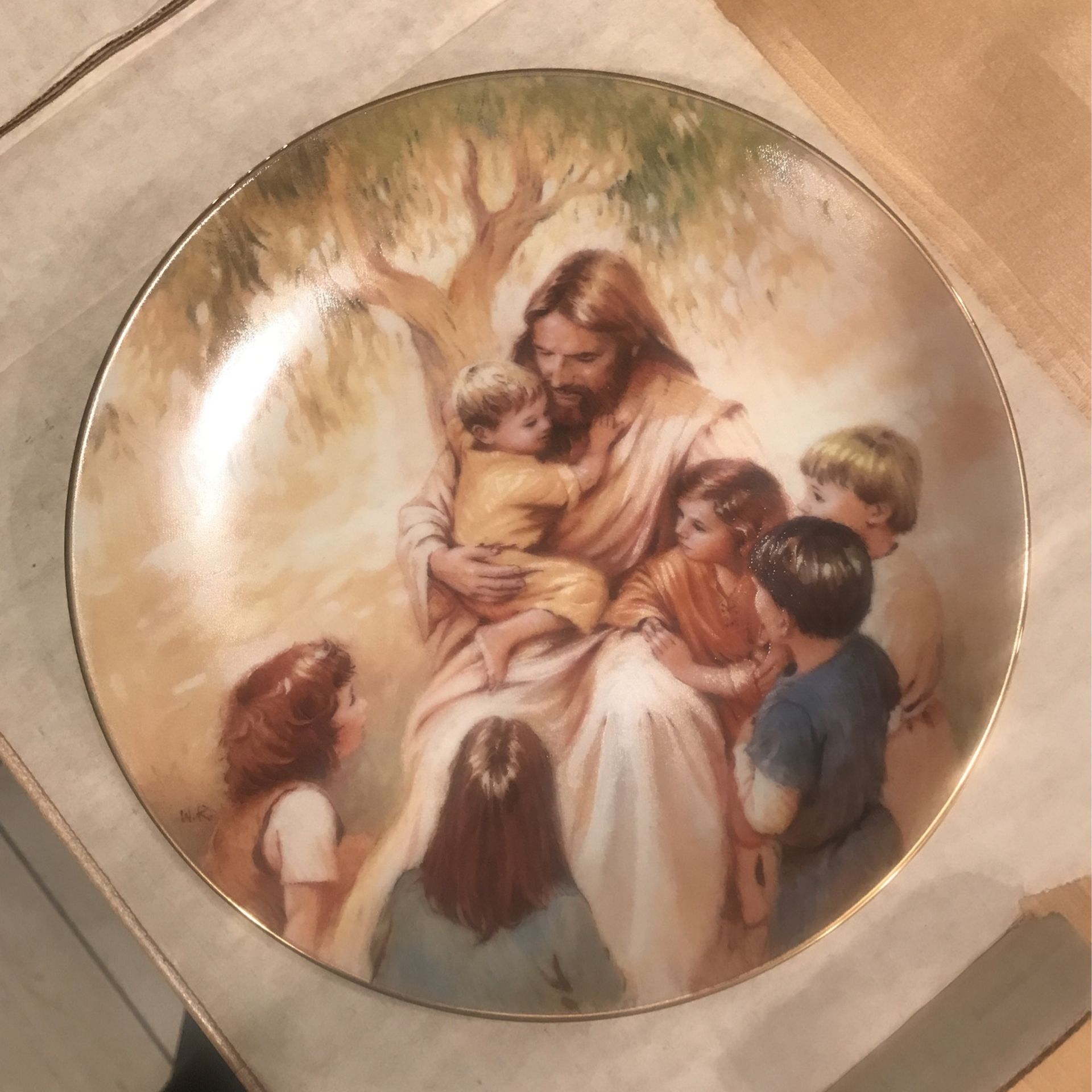 1990 Let the Little Children Come to Me Plate