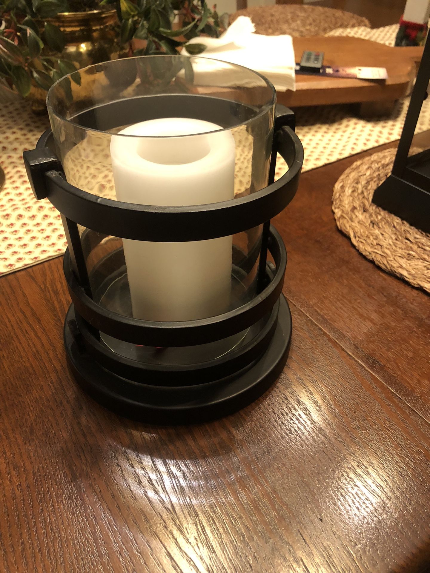 Pottery Barn Hurricane Candle