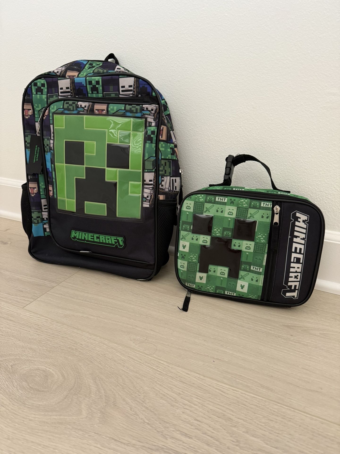 School Bag With Matching Lunch Bag