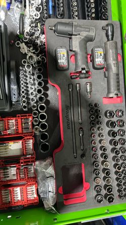 Snap On 62 Pc 3/8” Dr Cordless Impact To Go Foam Set