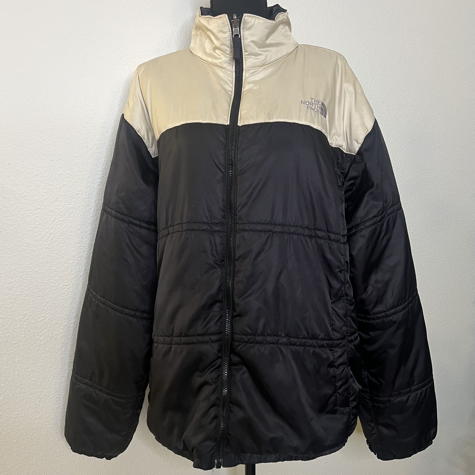 The North Face Black & Beige Puffer Jacket (Men’s XL)