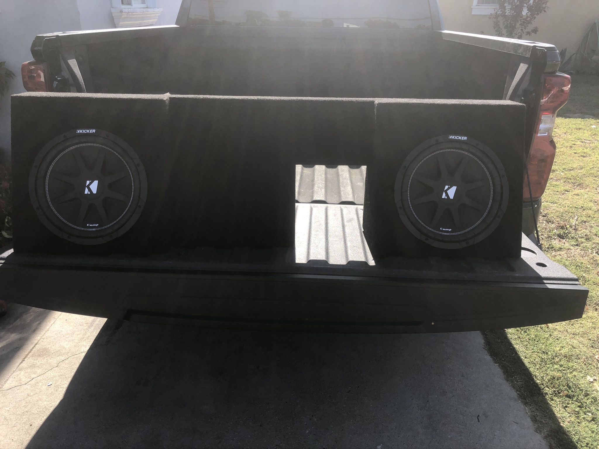 Cajón Y bocinas De 300 Watts para Chevy Silverado 2014 Cabina Sencilla