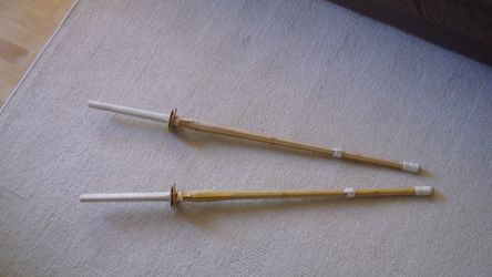 Set of 2 - Kendo Bamboo Shinai Practice Martial Arts Sword