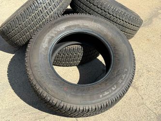 4 NEW MICHELIN LT245/75R17 TIRES 10 PLY 99% TREAD F350 Dually tires Ram 3500
