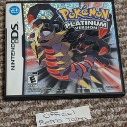 Pokémon Platinum (NTSC, 2008)- 100% AUTHENTIC COMPLETE IN BOX CIB ALL INSERTS DS