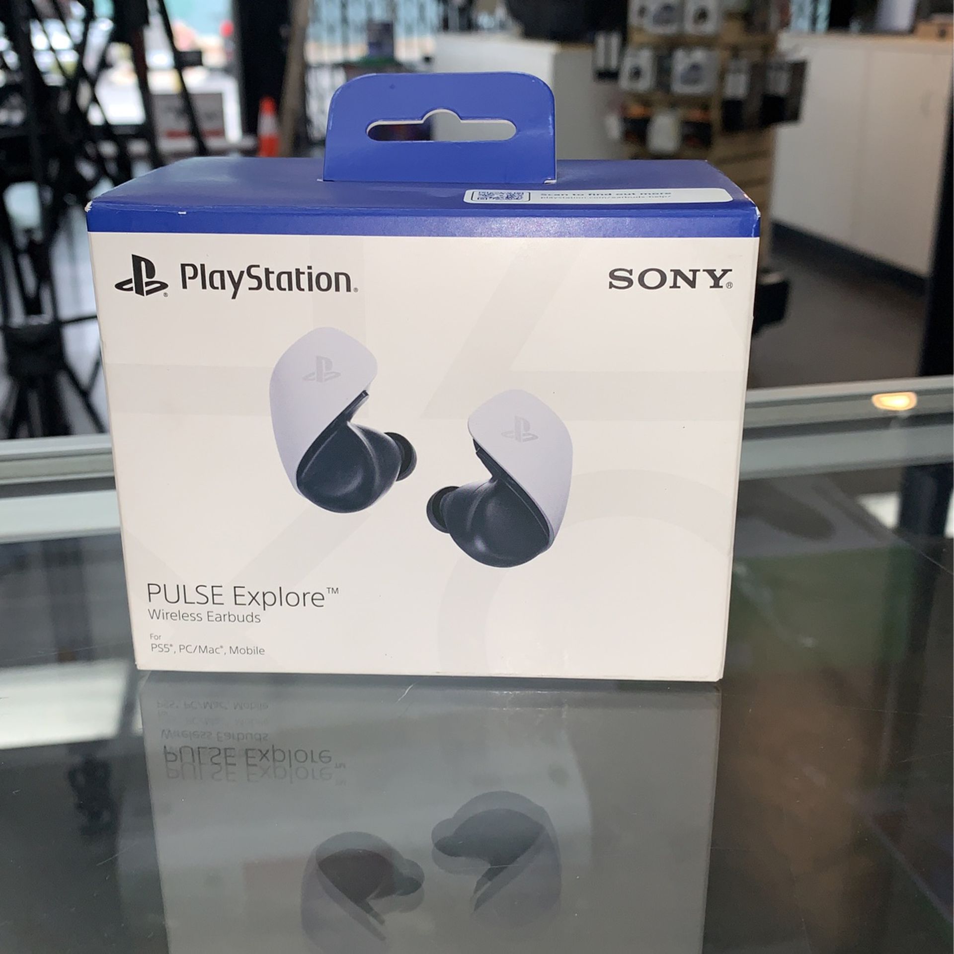 Sony Pulse Explore Bluetooth Wireless Earbuds.