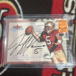 Jeff Garcia autograph card