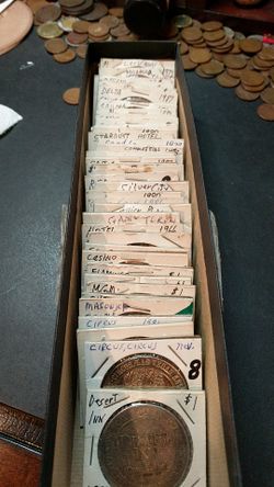 Casino gaming tokens 60's, 70's, 80's