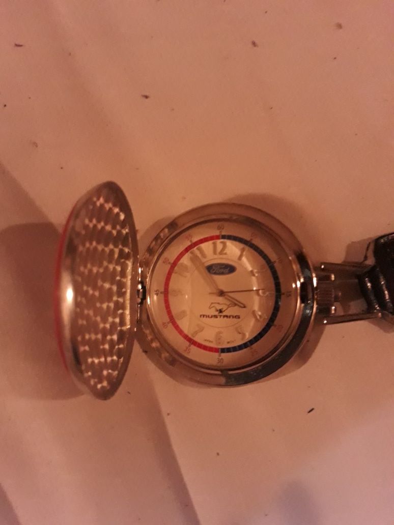 Ford Mustang pocket watch