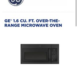 GE OVER-THE-RANGE MICROWAVE OVEN