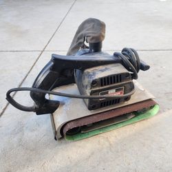 Craftman 4" electric belt sander w/ dust catch bag - Made in the USA