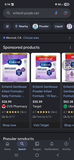 Baby food /formula