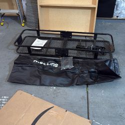 Trailer Hitch Cargo Carrier Mockins 60" x 20" x 6" with Waterproof Cargo Bag