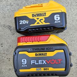 Dewalt 60v And 20v Batteries Brand New Price For Both