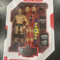 WWE Stone Cold Steve Austin Ultimate Edition Greatest Hits Wrestling Figure NIB