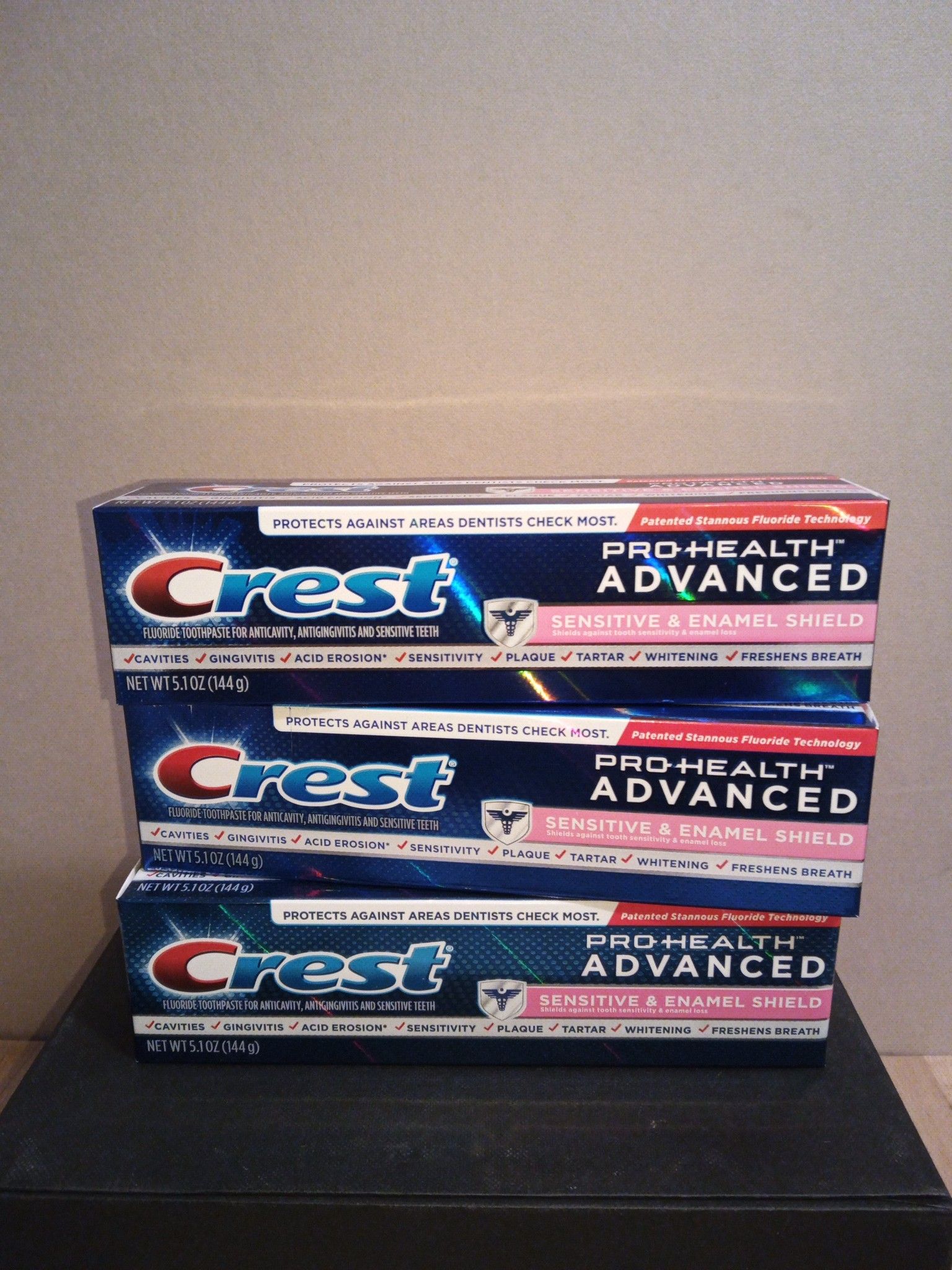 Crest Pro-Health Advanced Sensitive & Enamel Shield Toothpaste 3/$10