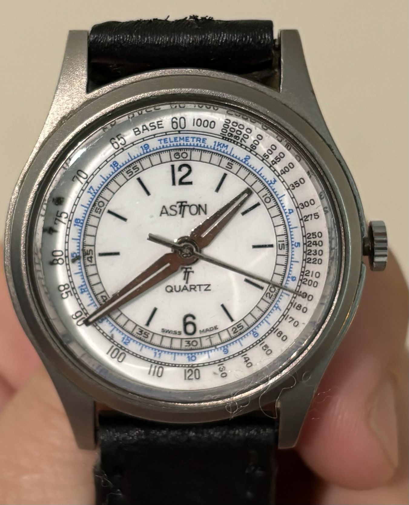 Vintage 1990s Astton Quartz Swiss Made Watch