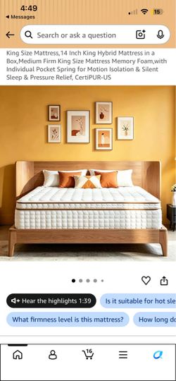 14 Inch King Hybrid Mattress